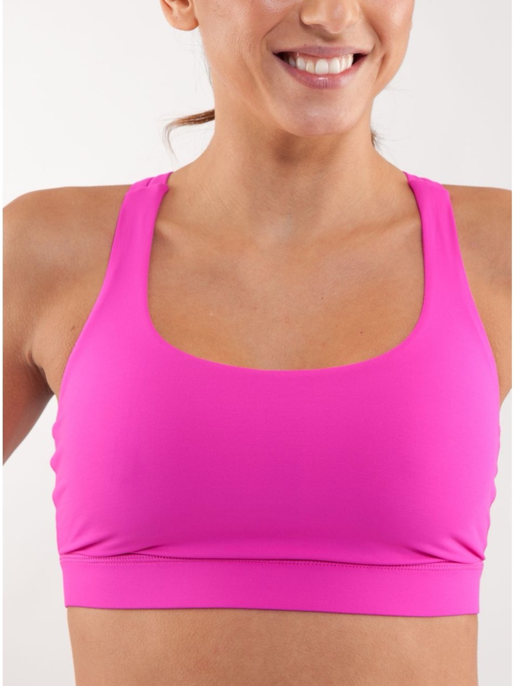 Lululemon • Energy Bra strappy sports bra in Paris Pink Color size 6